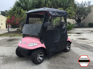 golf cart enclosure, rain enclosure for golf cart, vinyl enclosure