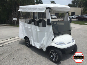 golf cart enclosure, rain enclosure for golf cart, vinyl enclosure