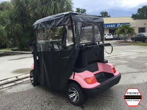 golf cart enclosure, rain enclosure for golf cart, vinyl enclosure