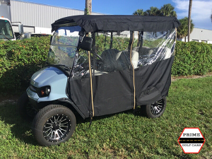 golf cart enclosure, rain enclosure for golf cart, vinyl enclosure